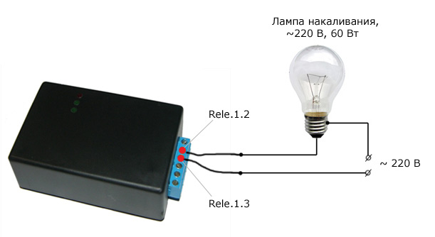 USB реле Senegal, схема подключения